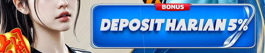 Bonus Deposit Harian 5% HOKI77